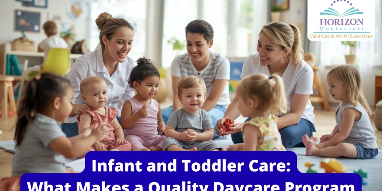 Infant and Toddler Care: What Makes a Quality Daycare Program