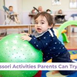 Montessori activities at home Canada children learning hands-on