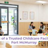 Children participating in educational activities at a trusted childcare facility in Fort McMurray