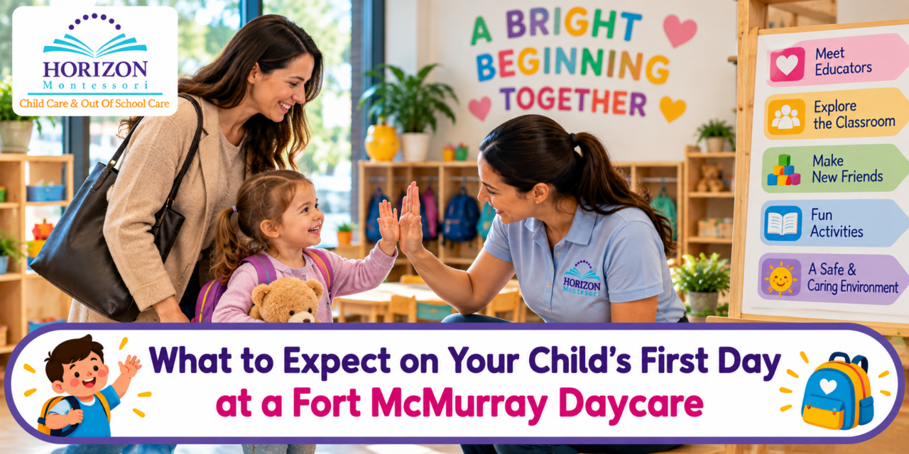 What to Expect on Your Child’s First Day at a Fort McMurray Daycare